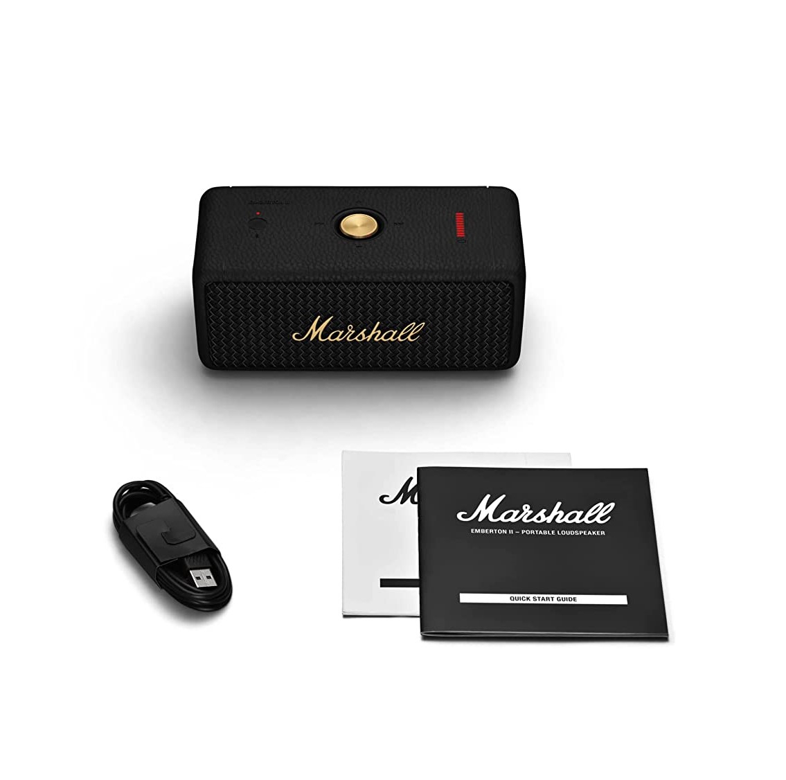 1780651868_Marshall Emberton II Wireless Bluetooth Portable Speaker (Black & Brass)- 3